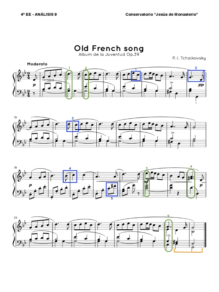 Old French song | Acorde (Música) | Ritmo