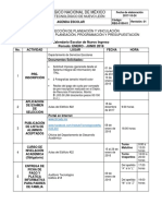 Agenda Nuevo Ingreso 2