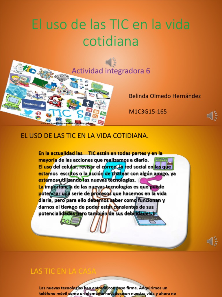 El Uso de Las TIC en La Vida Cotidiana | PDF | Tecnología de ...