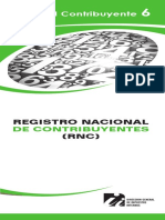 Guía Del Contribuyente: Registro Nacional (RNC)