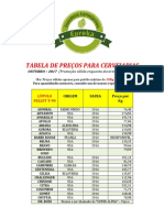 TABELA PROMOCIONAL PARA CERVEJARIAS OUTUBRO 2017 Clientes PDF