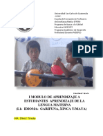 MODULO Aprendizaje de La Lengua Materna Usac PDF