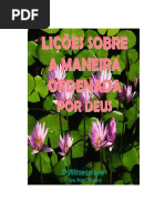 Witness Lee - Lições Sobre a Maneira Ordenada Por Deus