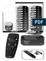 Remote Manual - USE 2241 For TV PDF