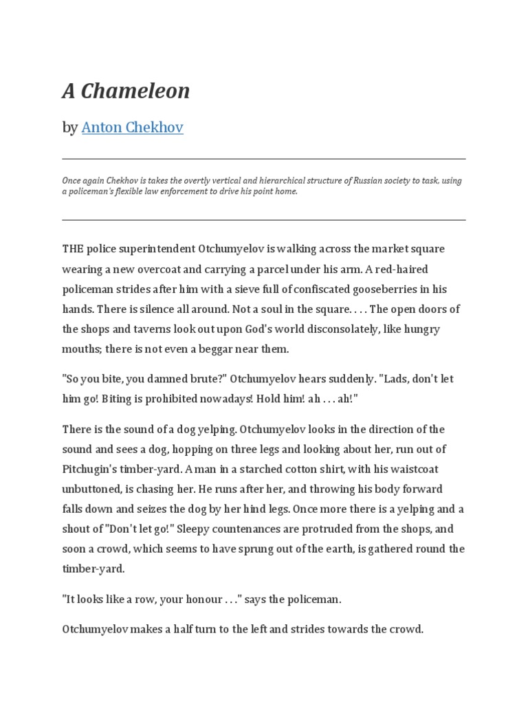 A Chameleon | PDF
