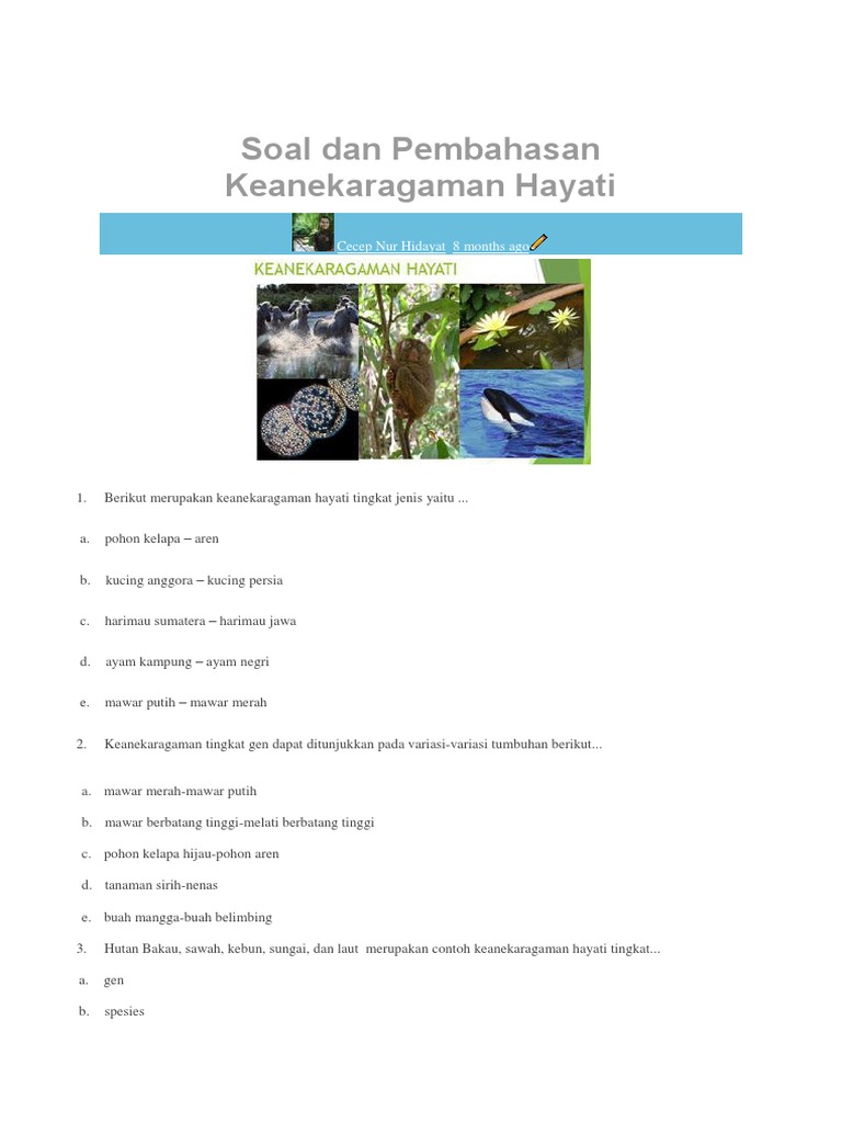 Contoh keanekaragaman gen picture