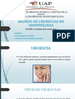 Manejo de Urgencias en Odontologia Adulto