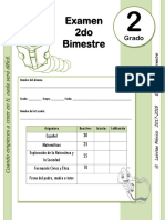 2do Grado - Examen Bloque 2 (2017-2018)