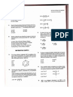 Examen Admision UNI Matematicas II (93-2)