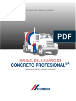 Manual del usuario de Concreto profesional [Tecnología del Concreto]