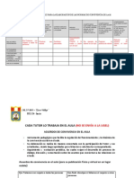 Matriz y Acuerdos de Convivencia