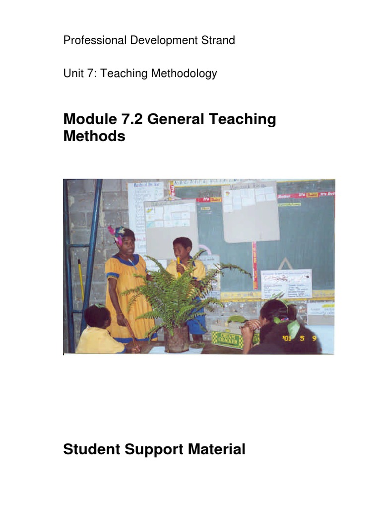 PD TM 7 2 General Teaching Methods Student | PDF | Teaching Method ...