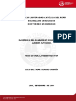 Derecho Del Consumidor y Sus Efectos en El Derecho Civil - Juliuo Durand PDF