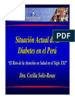 Situacion Actual de La Diabetes en El Peru