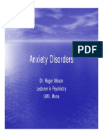 Anxiety Disorders Revised 2009 12 24