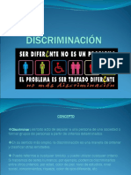 DISCRIMINACIÓN