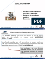 Estequiometría y cálculo de fórmulas