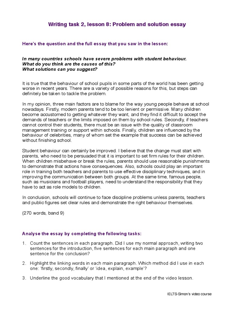 Solutions for Student Behaviour Issues | PDF | Paragraph | Teachers