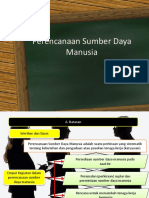 Perencanaan Sumber Daya Manusia