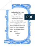 Animales en Extinción en La Región Puno Ingenieria Metalurgica V Semestre