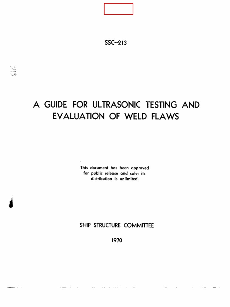 A Guide For Ultrasonic Testing AND Evaluation of Weld Flaws | PDF