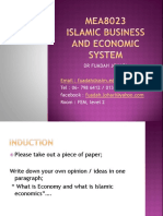 1 - Introduction To Islamic Economic
