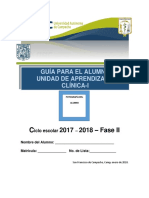 Guía para El Alumno. Clínica 1 - 17-18-Fase II PDF