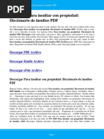 Download Para Insultar Con Propiedad Diccionario de Insultos by Eduard Portilla Mendoza SN376472308 doc pdf