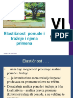 Elasticnost Ponude I Traznje