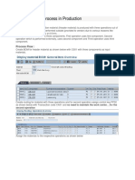 Subcontracting Process in Production