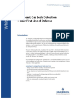 Ultrasonic Gas Detection