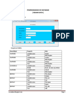 Pemrograman Ke Database - Simpan Data2