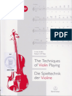 Die Spieltechnik Derese Violine