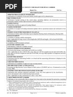 Annual Survey Checklist For Bulk Carrier