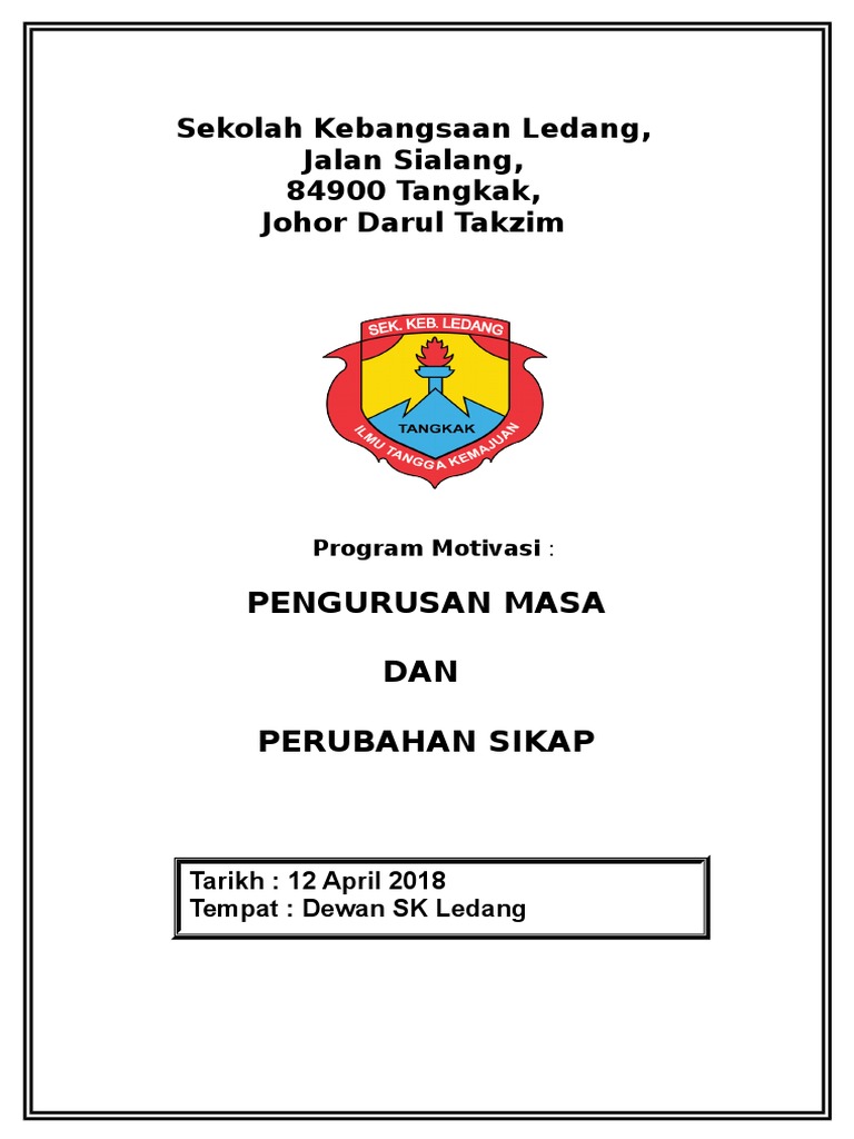 Kertas Kerja-Program-Motivasi Tahun 6 2018  PDF