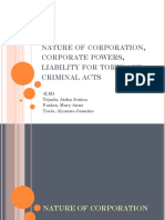 Liability of Corporations For Torts 1
