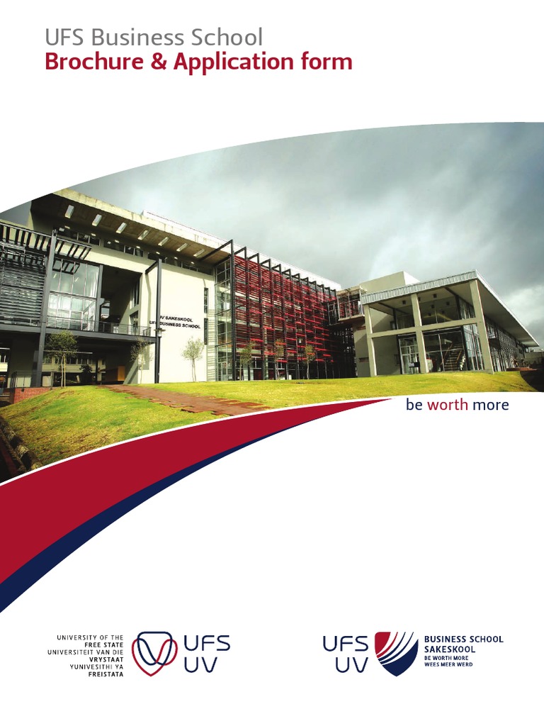 Ufs Business School Brochure PDF PDF Master Of Business