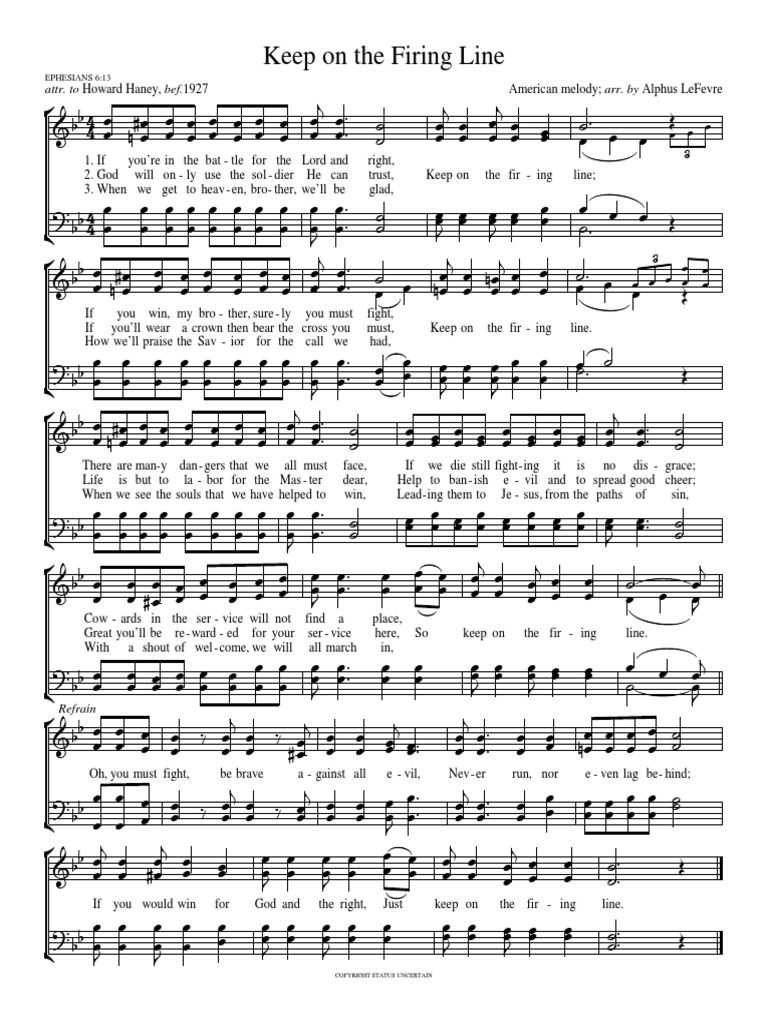 Keep On The Firing Line PDF