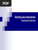 estatistica I - Distribui+º+Áes Importantes ( Discretas)