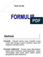 Pembagian Zona Formulir