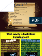 Control & Coordination