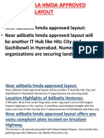 Near Adibatla Hmda Approved Layout