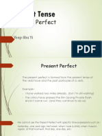 Present Perfect Tense