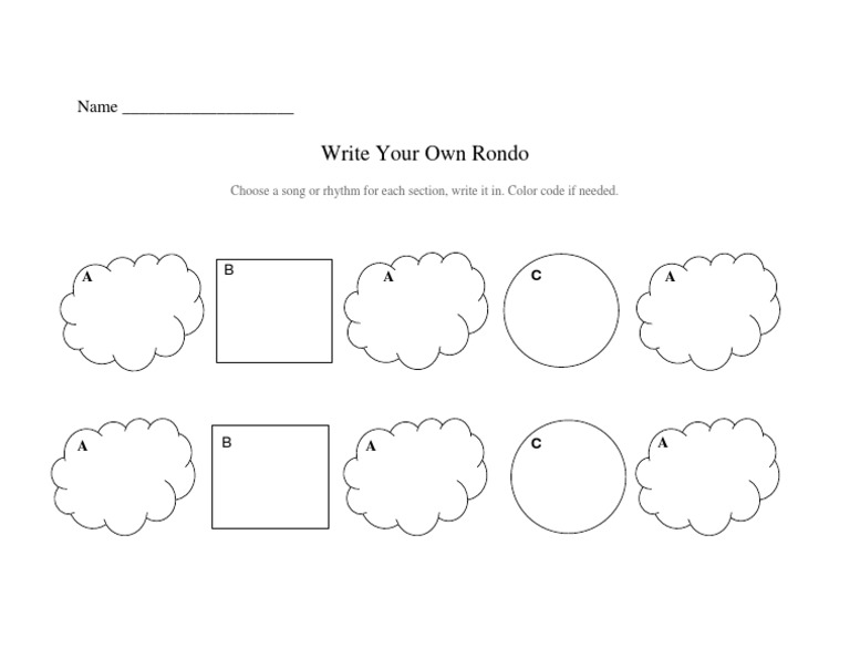 Create Your Own Rondo Guide | PDF