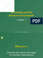 Accounting and The Business Environment Accounting and The Business Environment