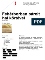 Fehérborban Párolt Hal K... Hal - Miele Főzőiskola