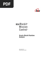 Jrockit Mission Control: Oracle Jrockit Runtime Analyzer