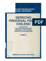 Horvitz, Maria Ines & Lopez, Julian - Derecho Procesal Penal Chileno Tomo I.pdf
