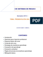 1 Presentación - Riegos 1-2015 I