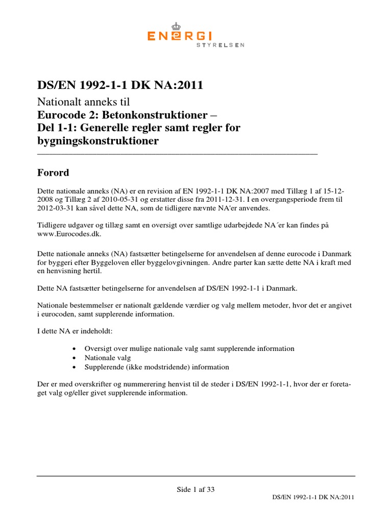 DS en 1992 1 1 DK Na 2011 PDF | PDF